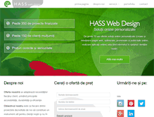 Tablet Screenshot of hasswebdesign.ro